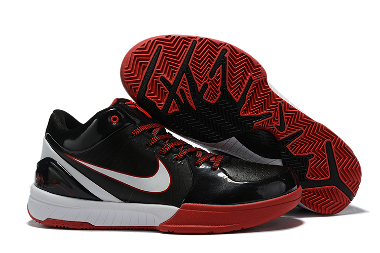 kobe 4 black and red