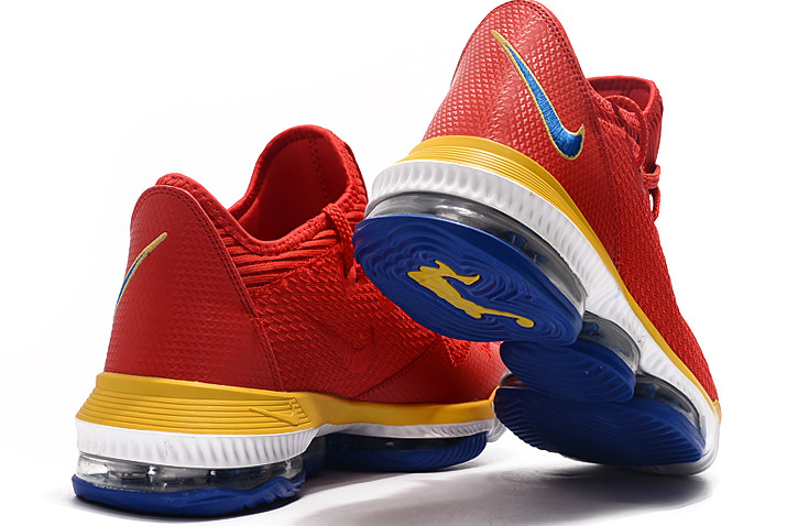 lebron 16 low red yellow