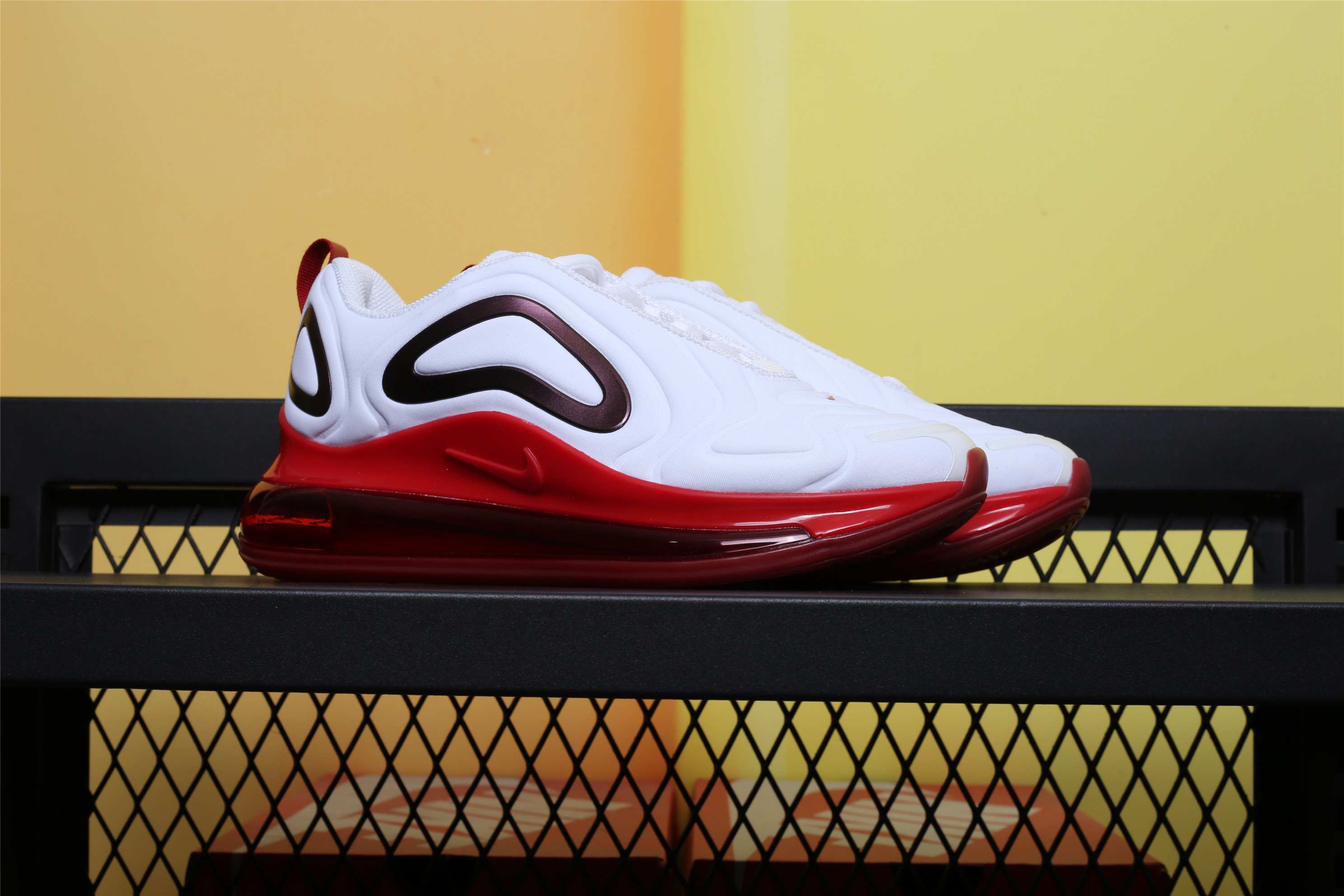 nike 720 white and orange