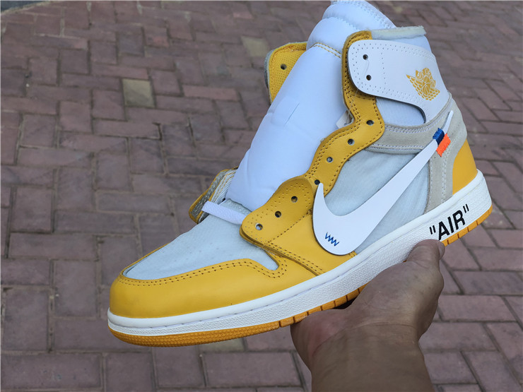 off white jordan 1 yellow release date 2019