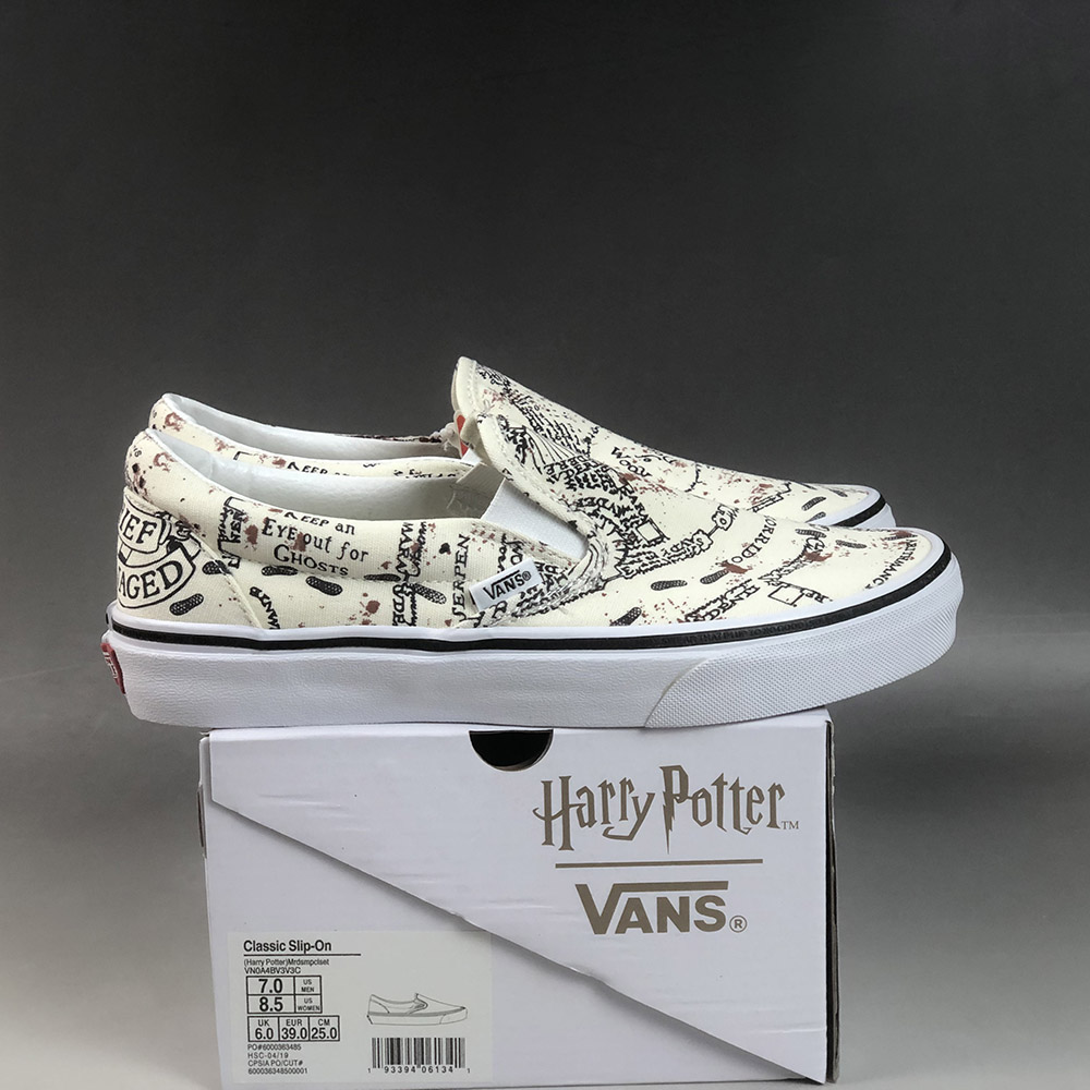 VANS X HARRY POTTER™ SLIPON Marauders Map/White For Sale