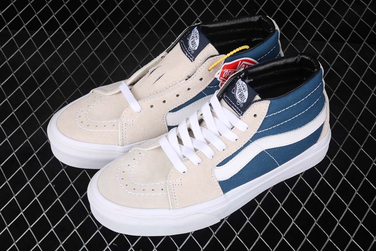 Vans Sk8-Mid (Retro Skate) Turtledove / Classic White For Sale – The Sole  Line