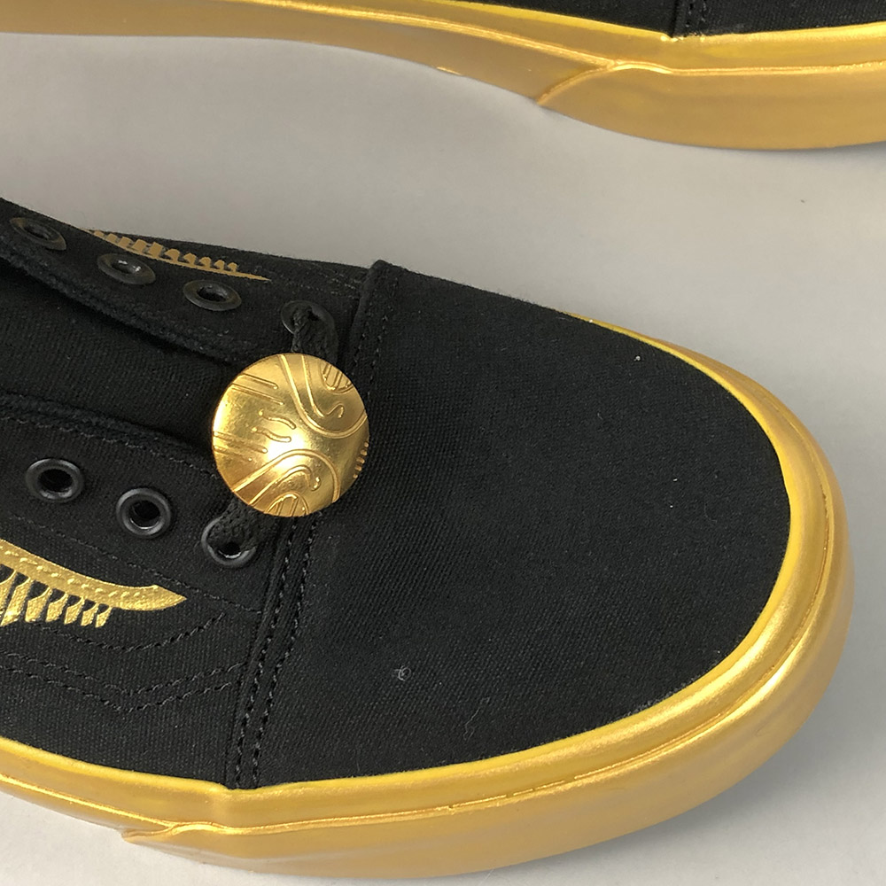 vans x harry potter old skool golden snitch skate shoe