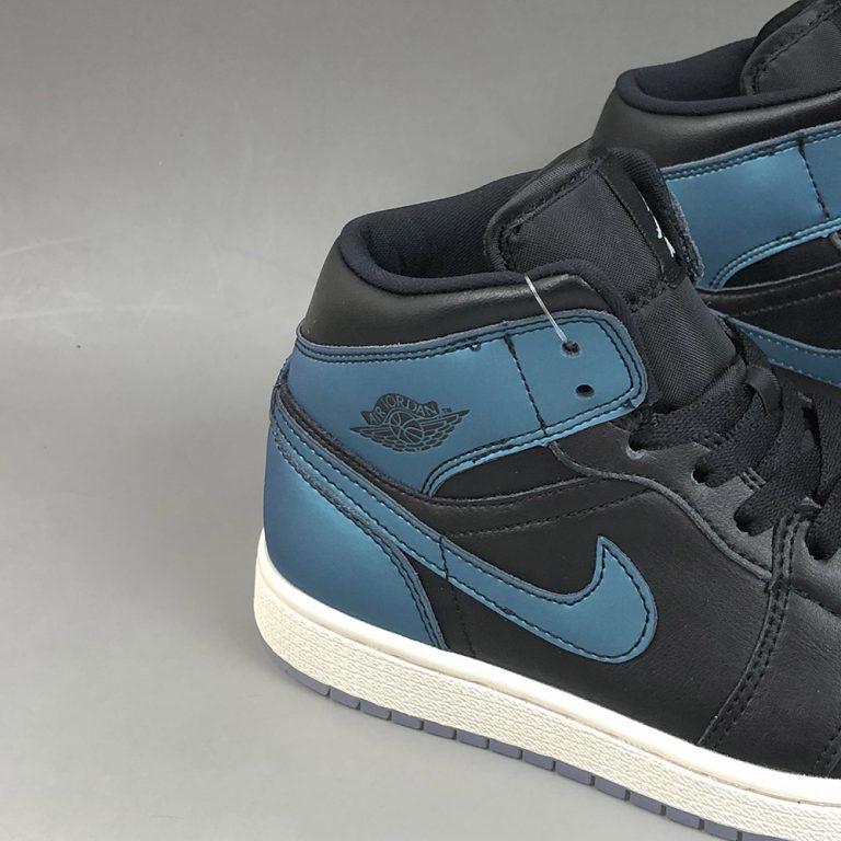 black and turquoise jordans 1