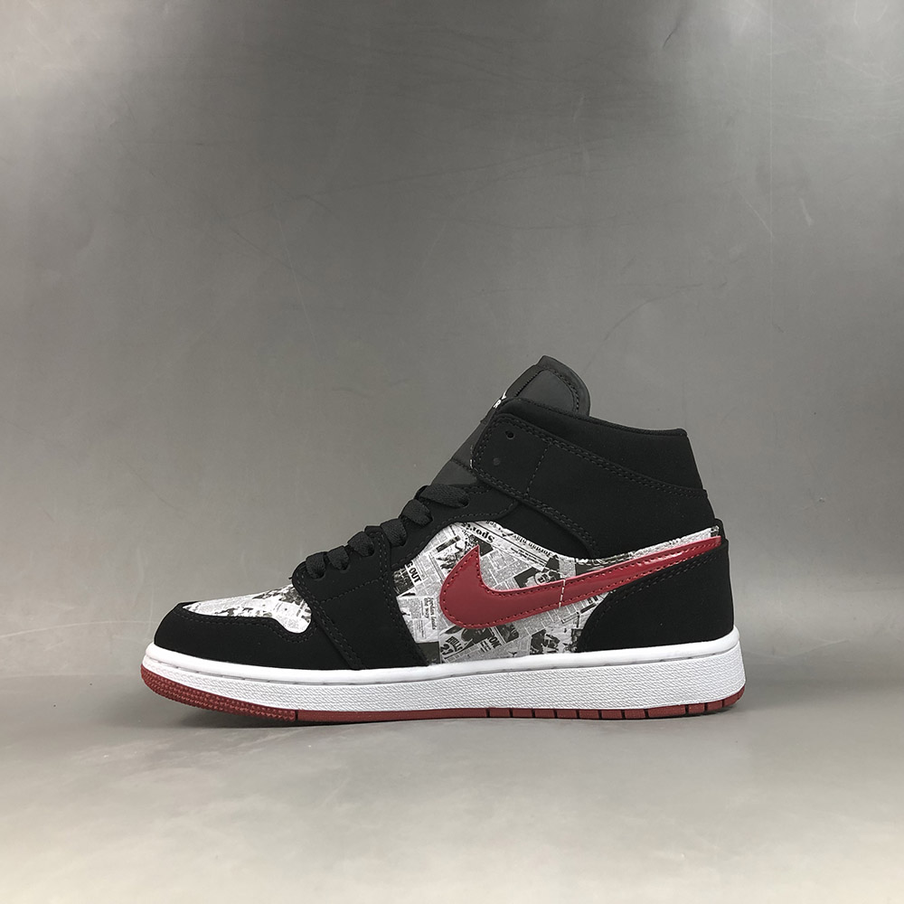 retro 1 red and white