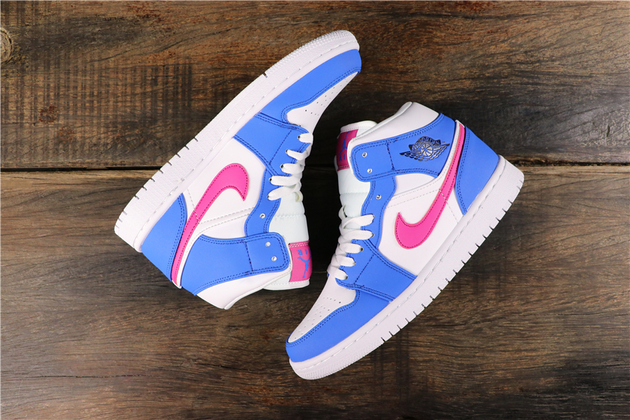 jordan 1 mid hyper royal violet