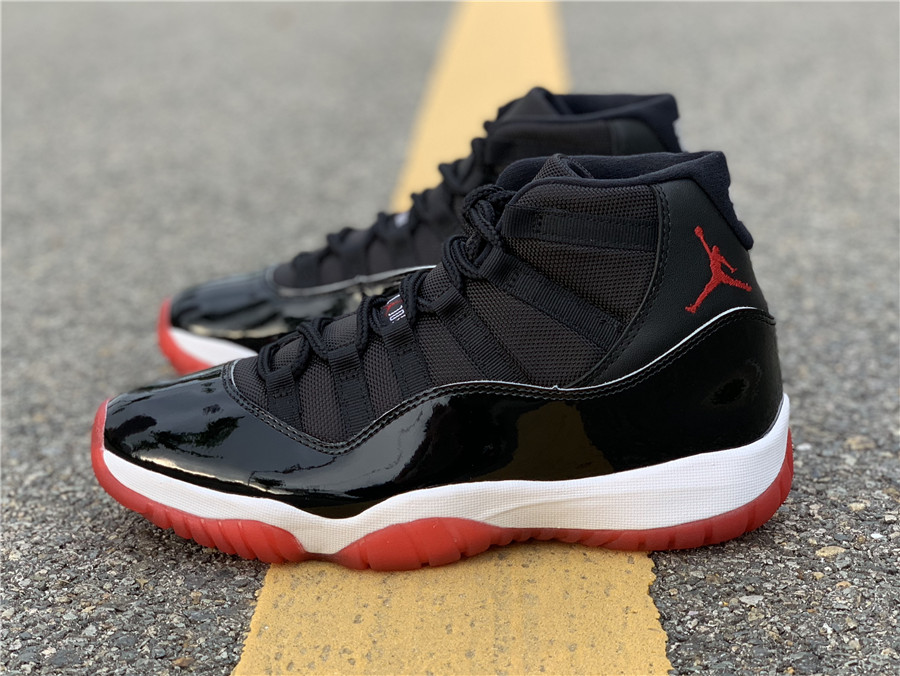 mærkelig Tilskynde ingeniørarbejde Air Jordan 11 “Bred 2019” Black/White-Varsity Red For Sale – The Sole Line