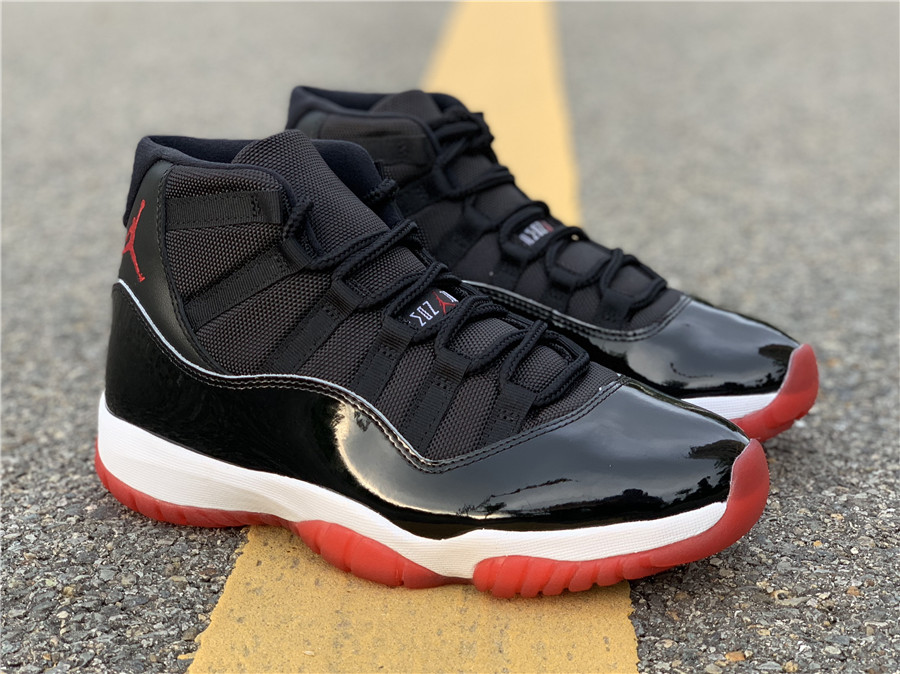 mærkelig Tilskynde ingeniørarbejde Air Jordan 11 “Bred 2019” Black/White-Varsity Red For Sale – The Sole Line