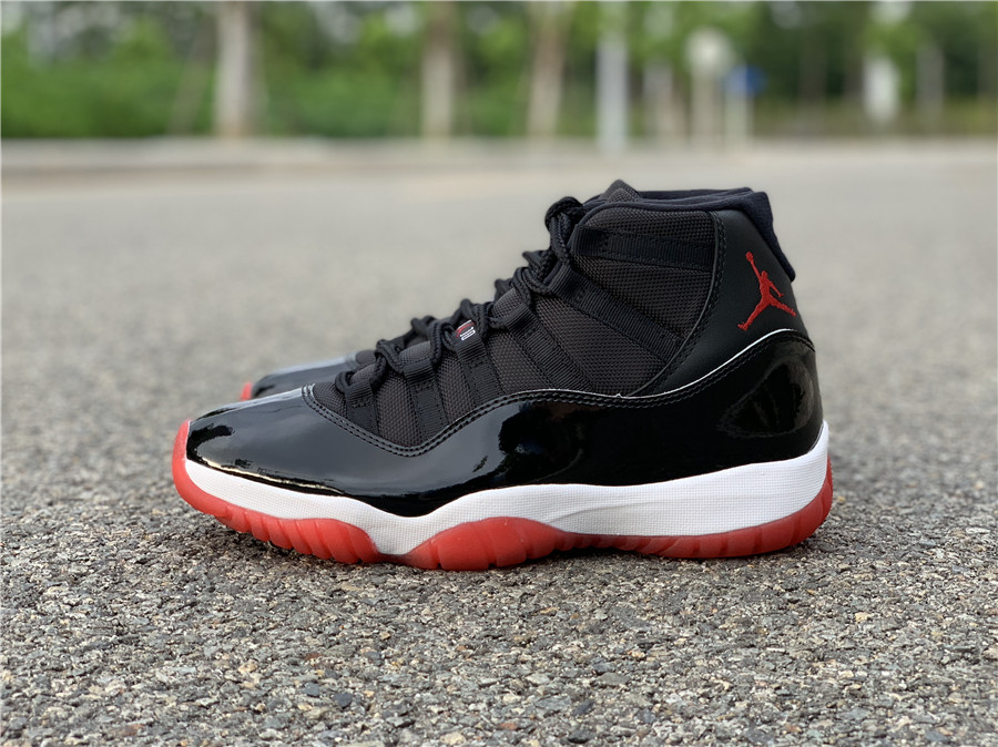 mærkelig Tilskynde ingeniørarbejde Air Jordan 11 “Bred 2019” Black/White-Varsity Red For Sale – The Sole Line