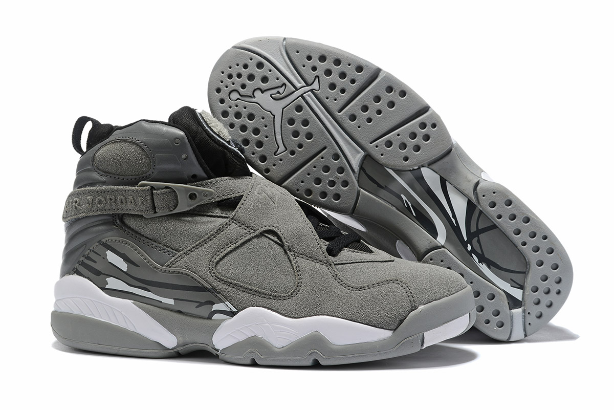 jordan 8 all grey