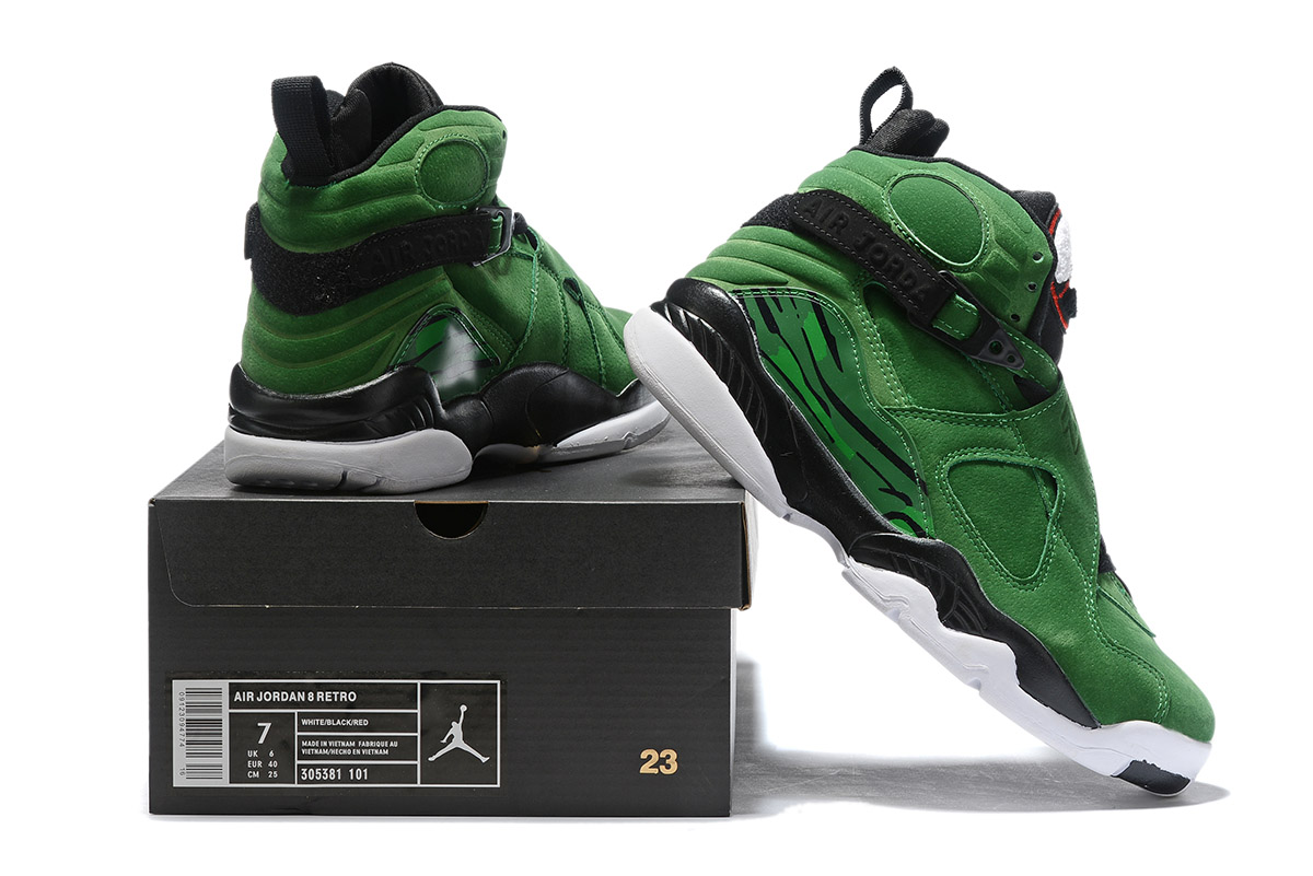 jordan 8 green