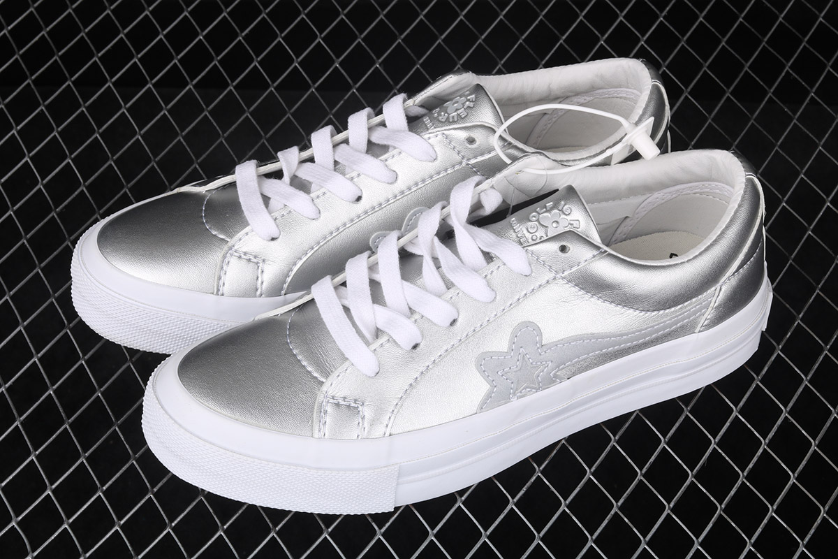 Converse x GOLF le FLEUR* Colourblock One Star Metallic Silver/White For  Sale – The Sole Line