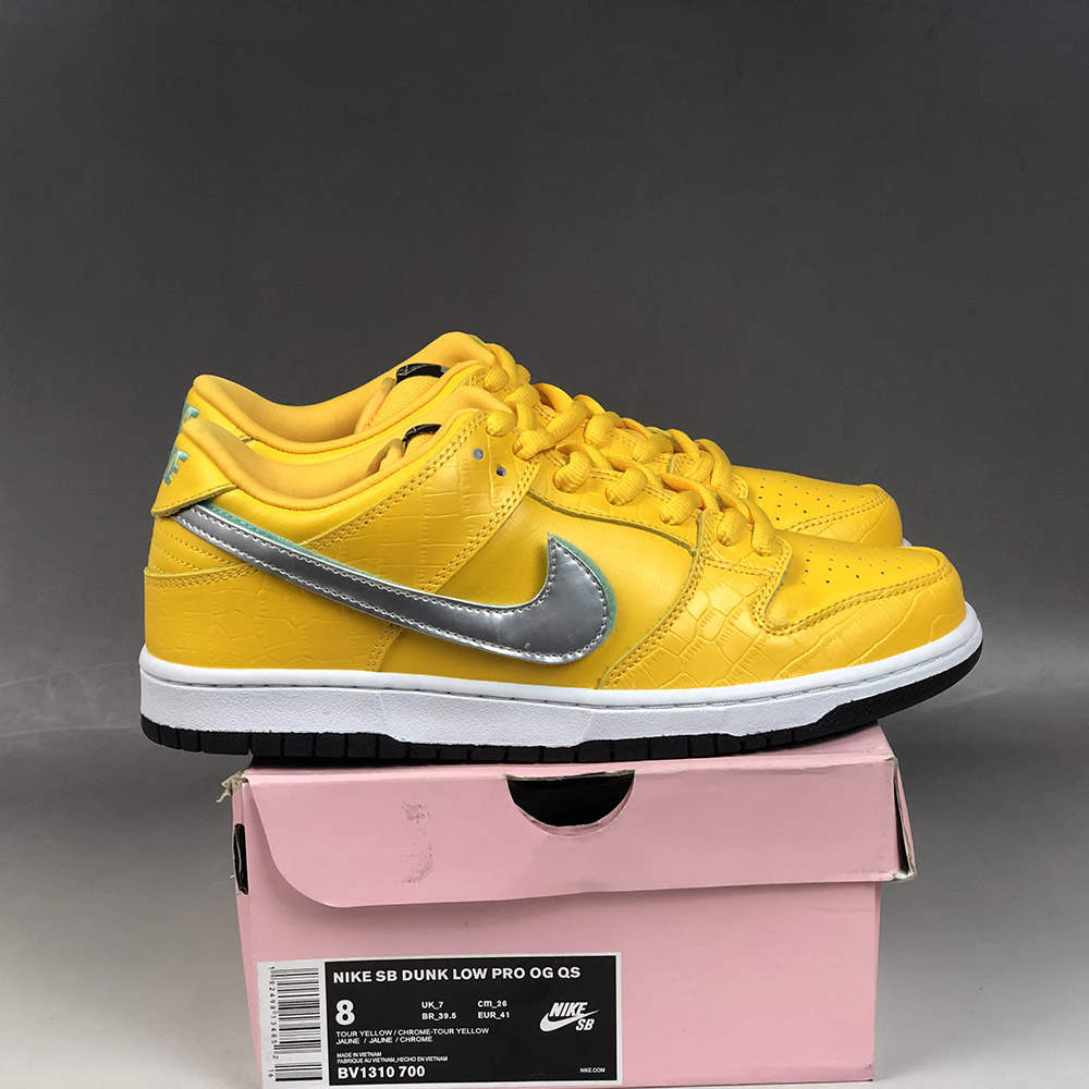 Diamond Supply Co. x Nike SB Dunk Low “Yellow” BV1310-700 For Sale – The Sole Line