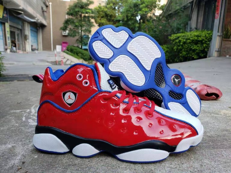 red and blue jumpman