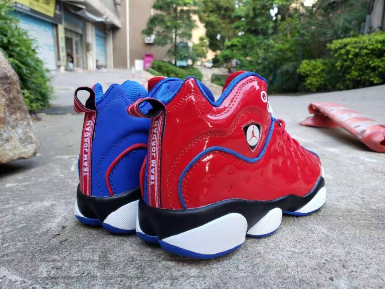 red and blue jumpman
