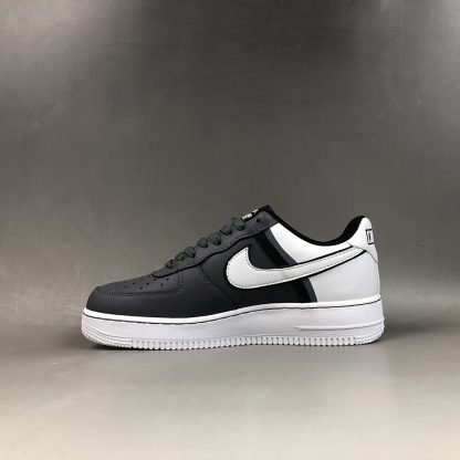 nike air force 1 07 lv8 black and white