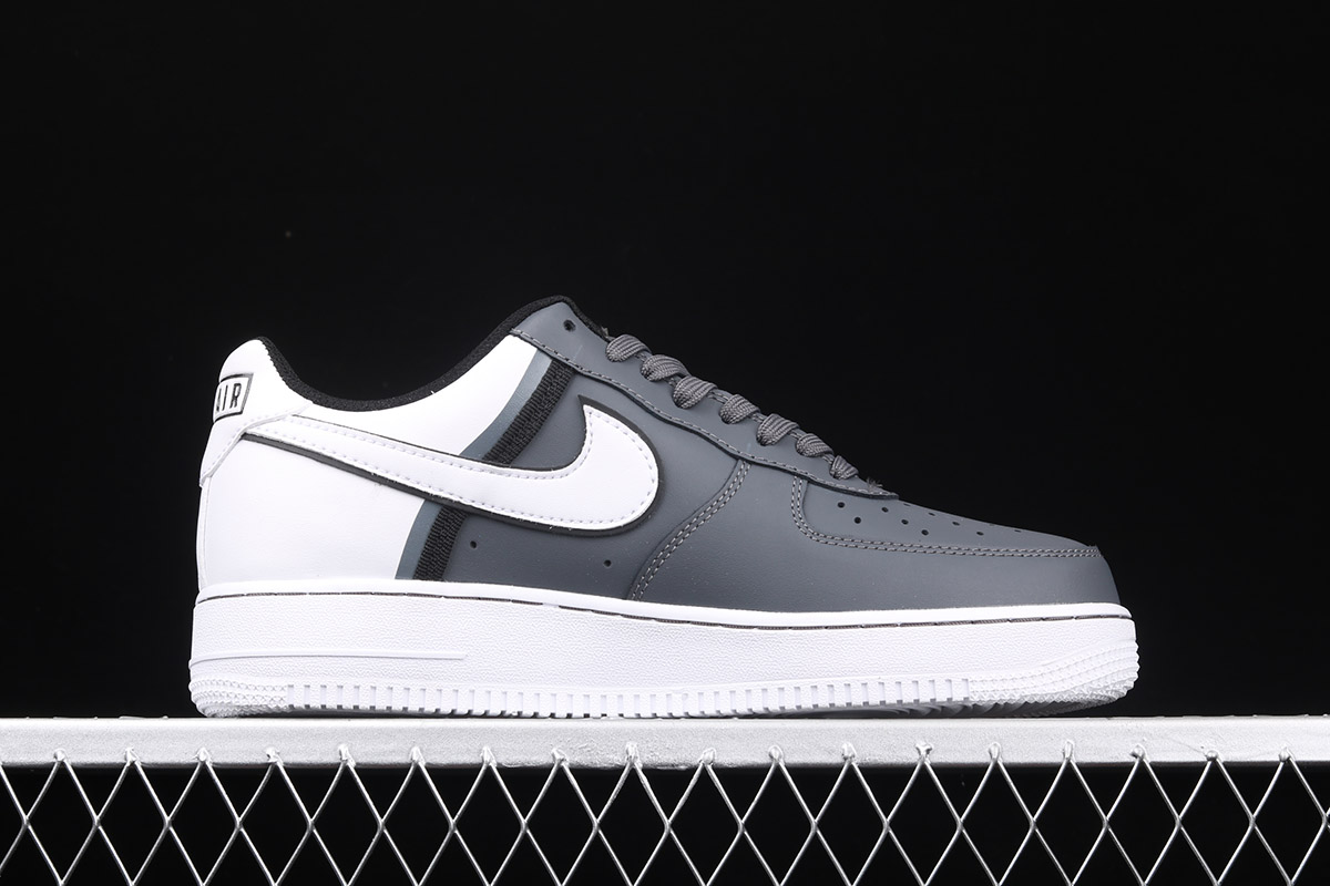 nike air force one dark grey