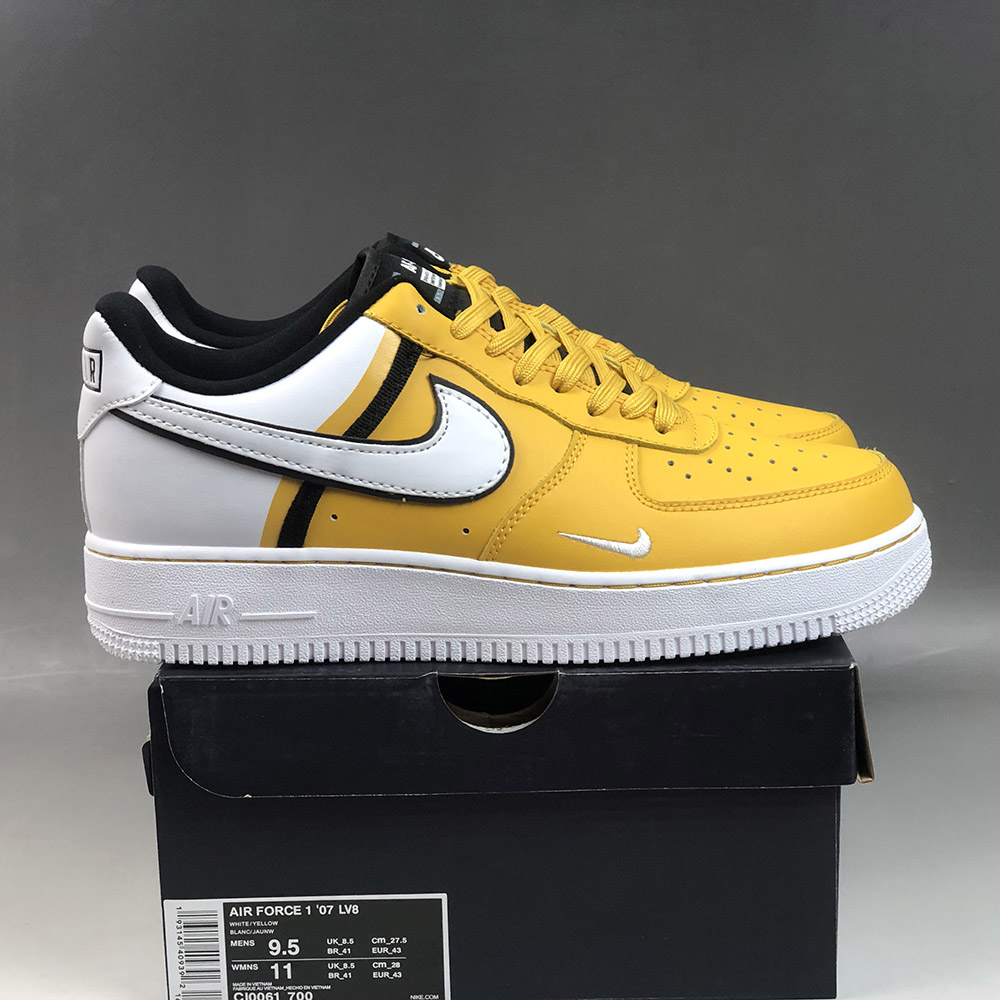 white and yellow af1