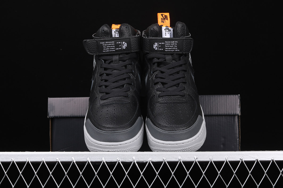 Nike-Air-Force-1-High-Black-Dark-Grey-5