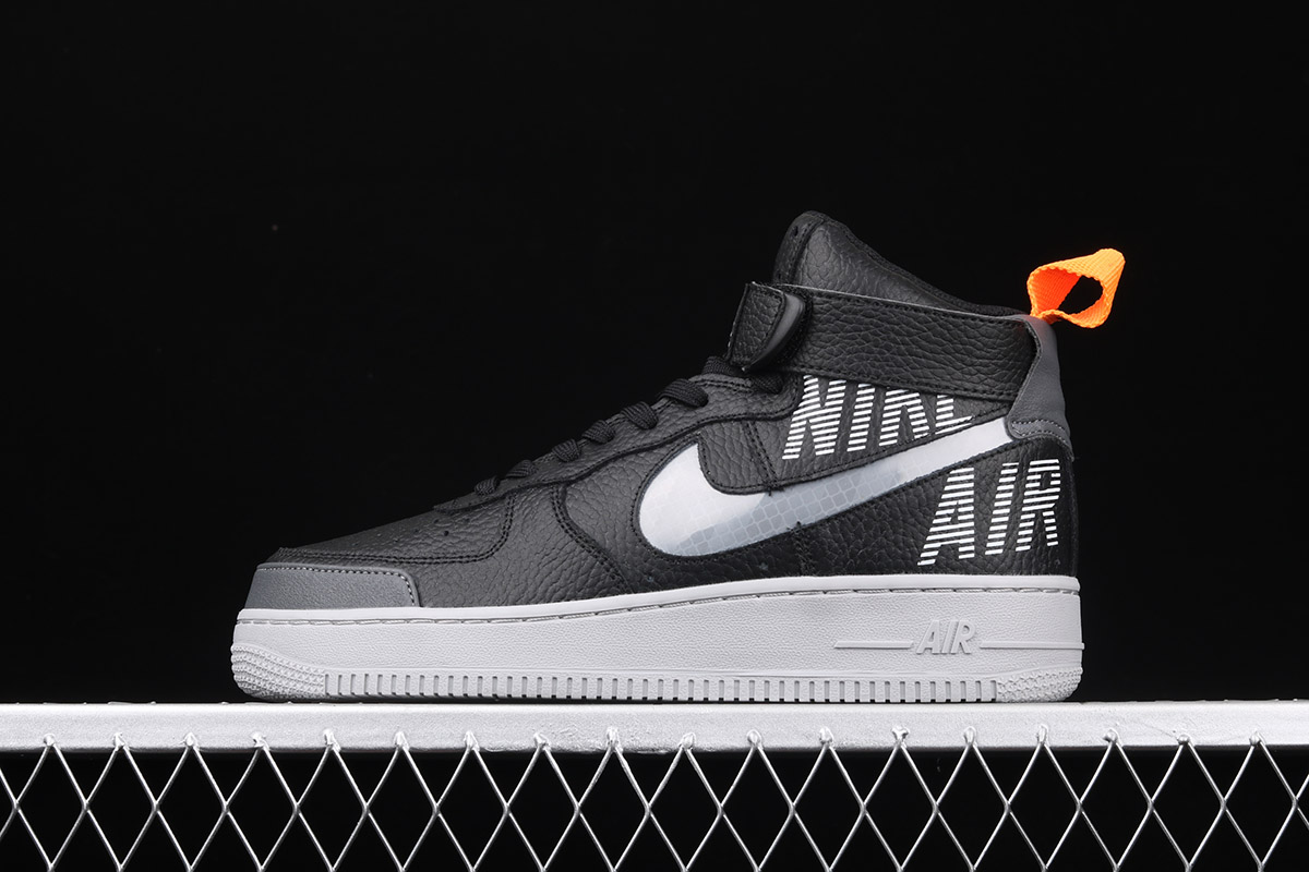 nike air force 1 high white dark grey