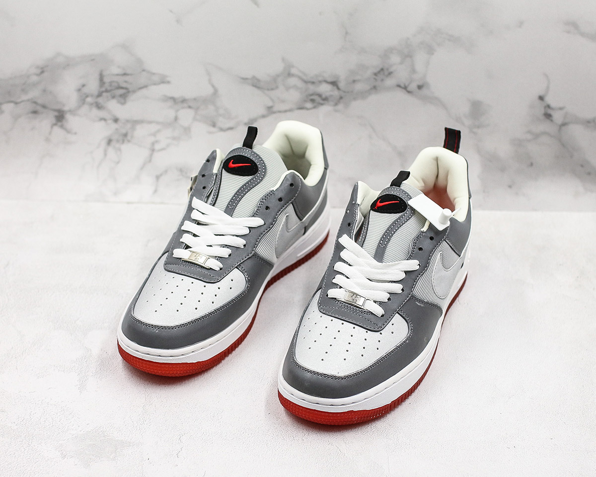 Nike-Air-Force-1-Premium-Metallic-Silver-Black-Varsity-Red-4