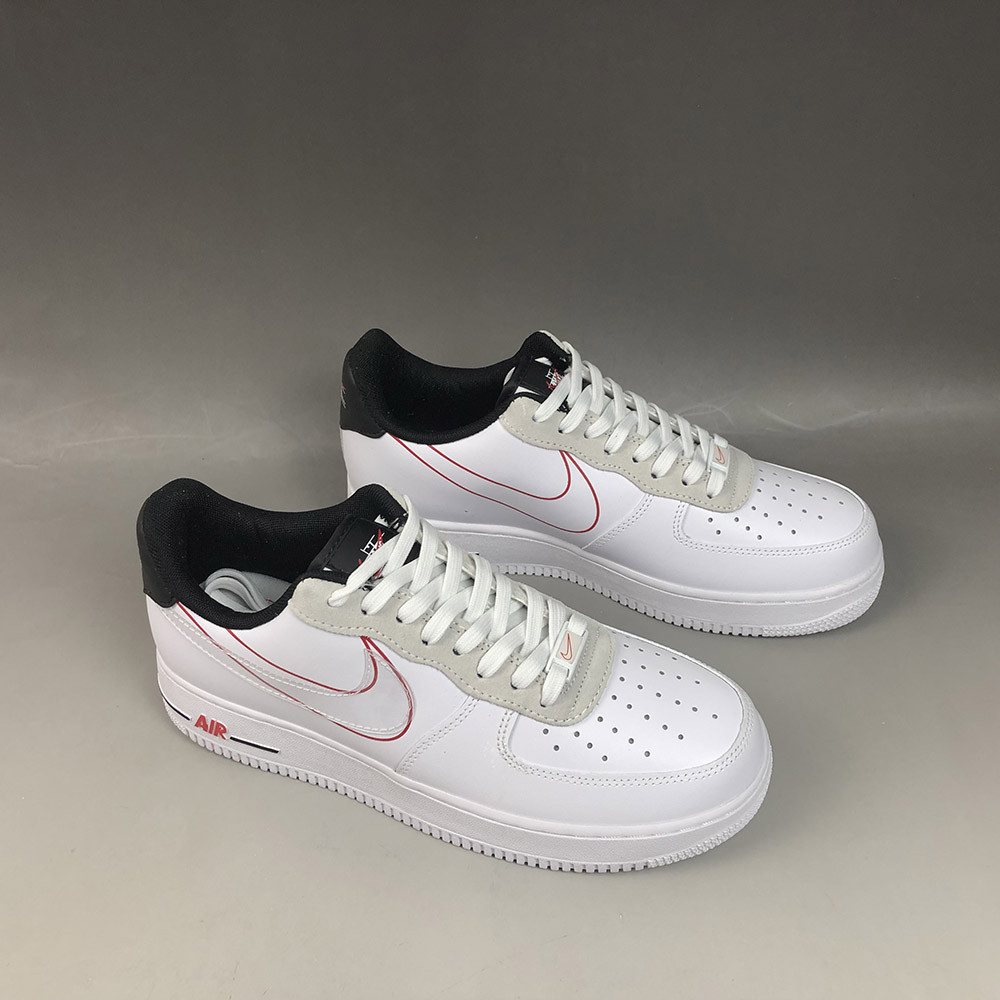nike air force 1 gray swoosh