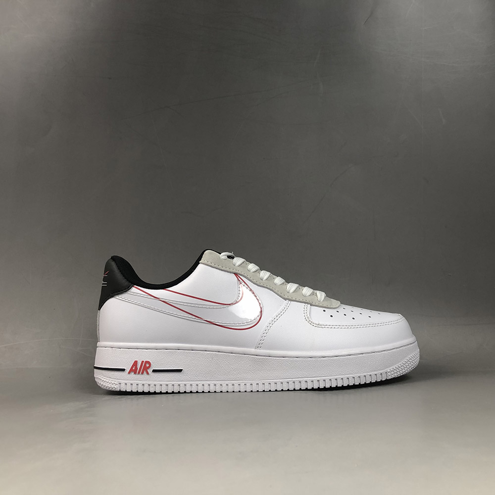 nike air force white with black swoosh