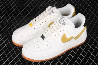 air force 1 vandalized yellow