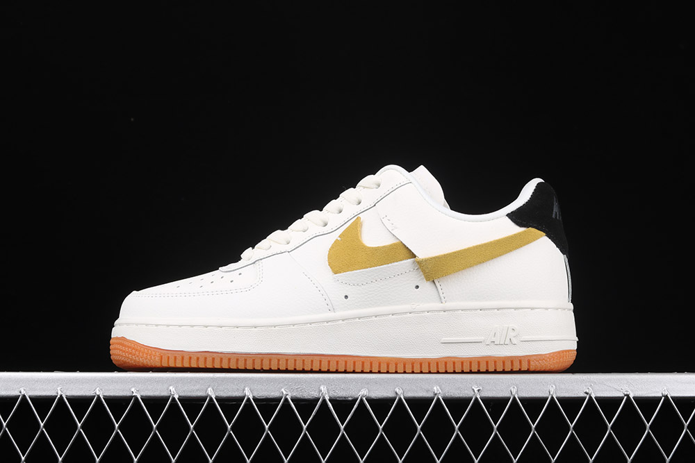 Nike Air Force 1 'Vandalized' Sail/Black-Chrome Yellow For Sale