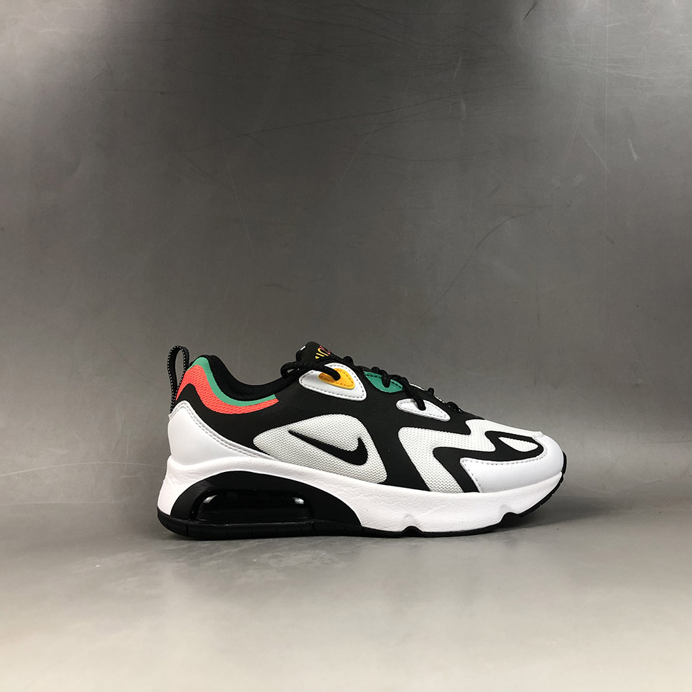 nike air 200 white black