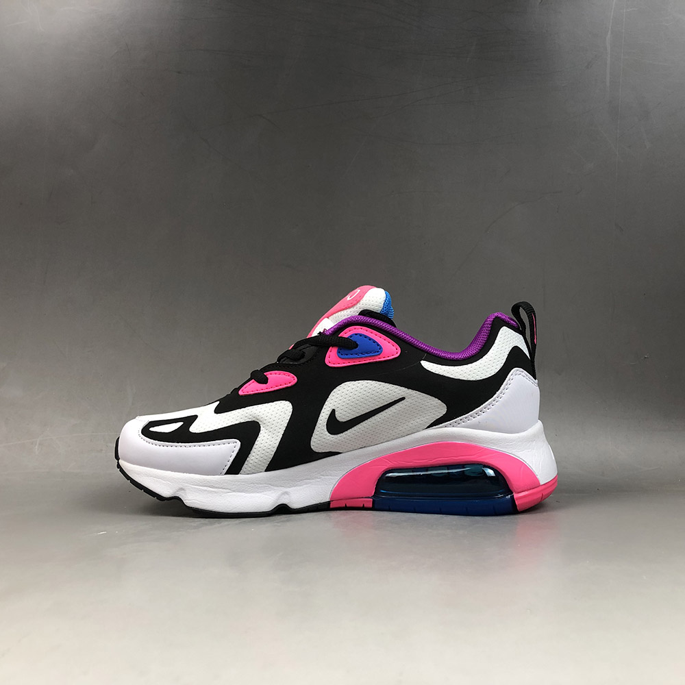 black blue and pink air max