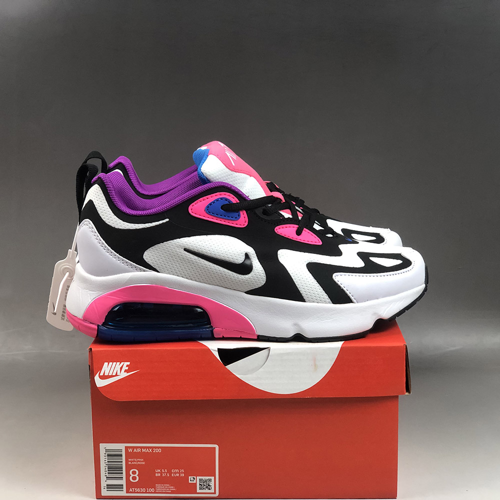 air max 200 pink and black