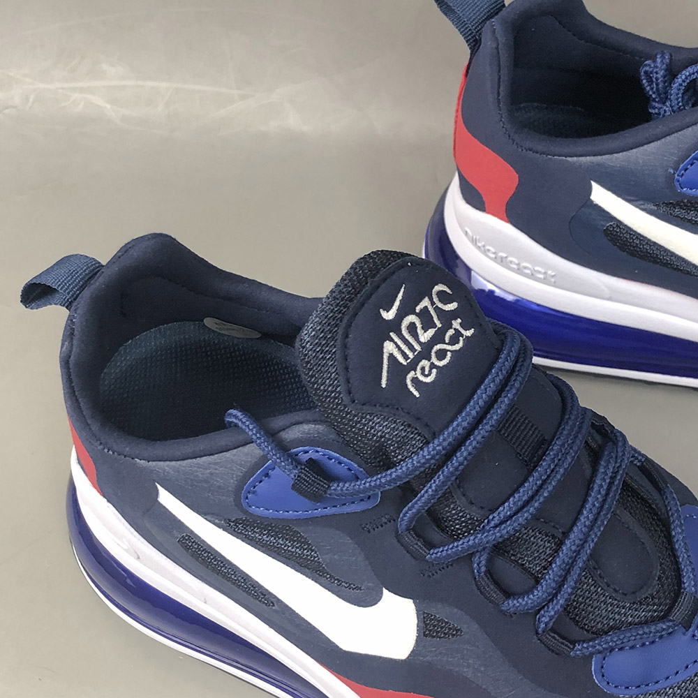 nike air max 270 navy blue and white