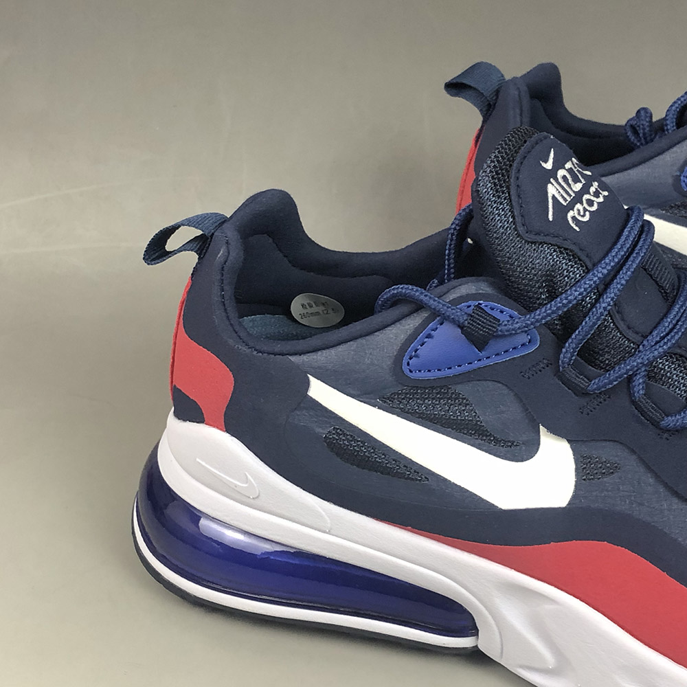 nike air max 270 navy blue and white