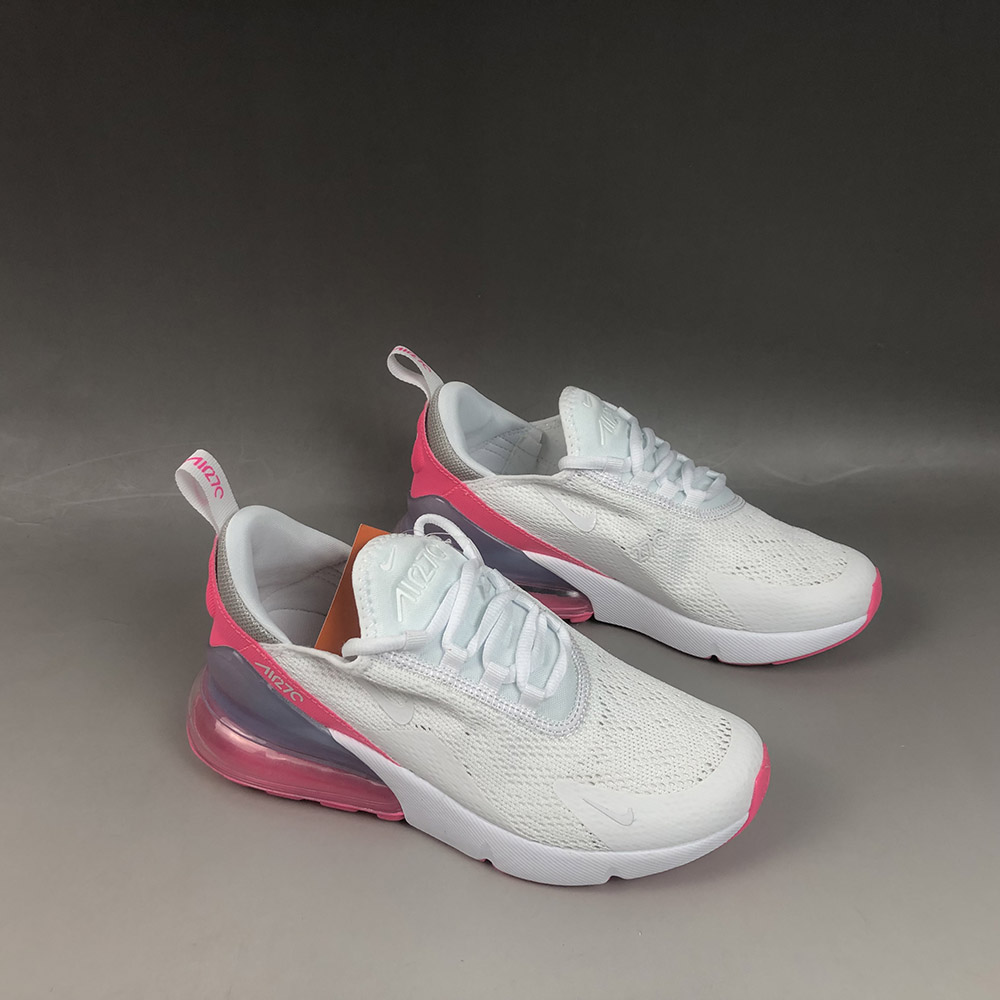 air max 270 white pink yellow