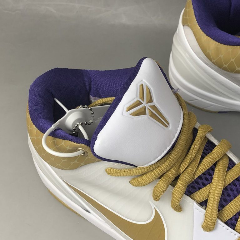 Nike Kobe 4 âMLK Dayâ White/Metallic Gold-Vrsty Purple â Sneaker Hello
