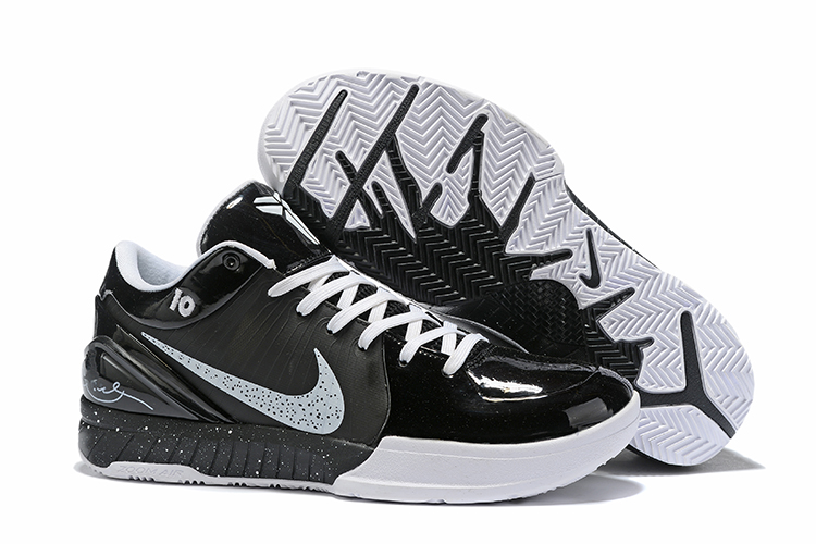 kobe shoes black and white