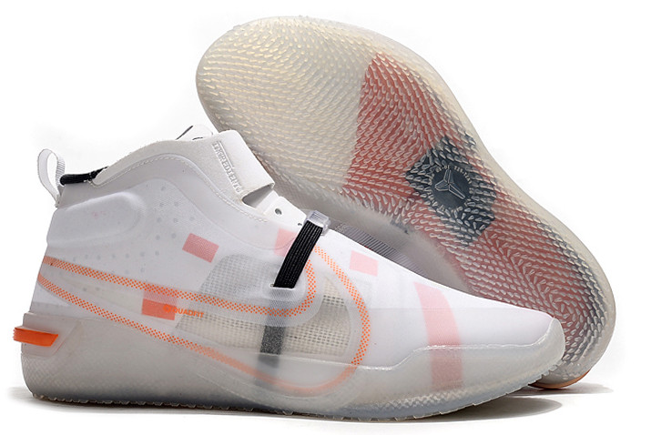 white and orange kobes