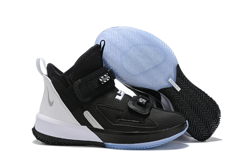 nike lebron soldier 13 black and white