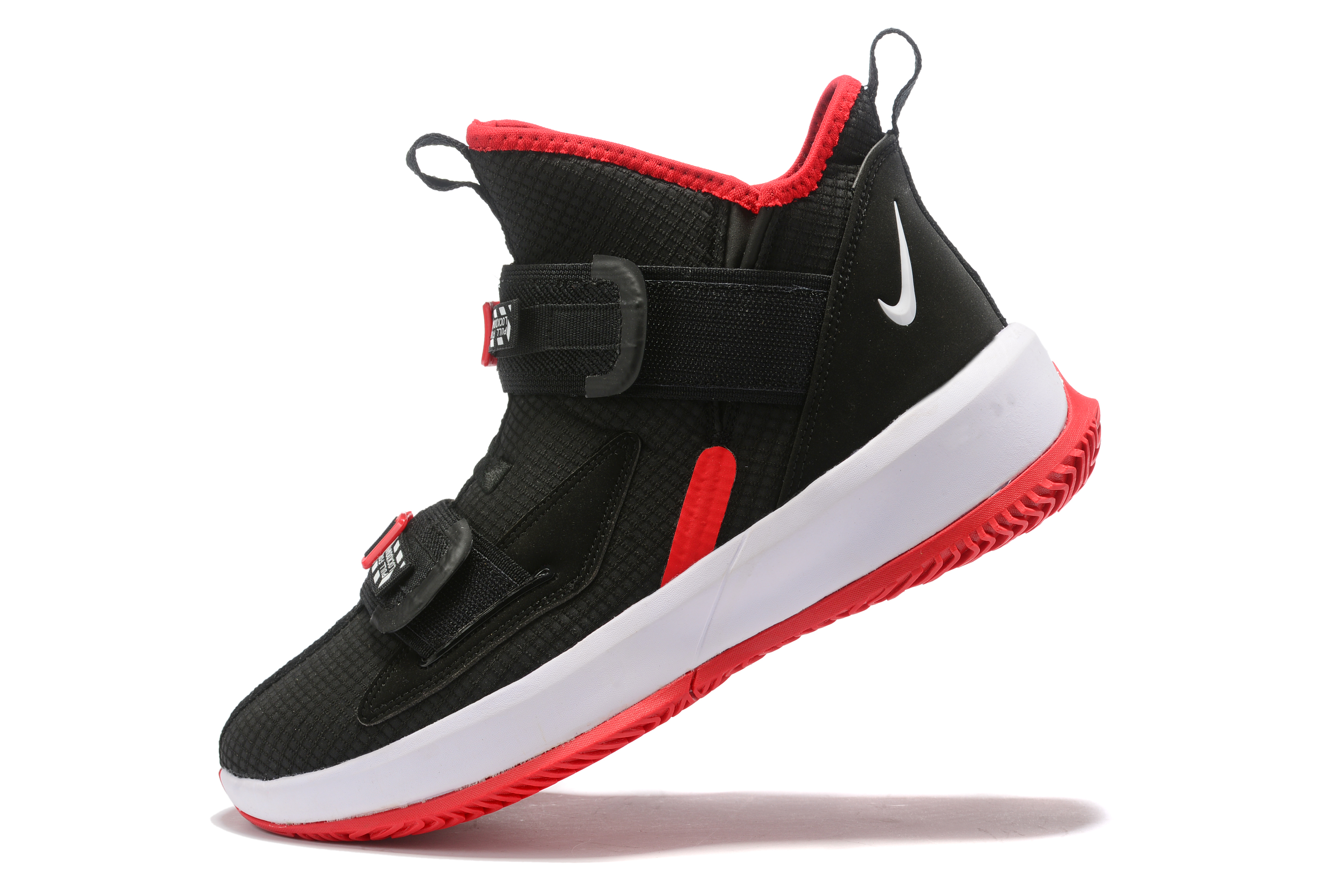 black and red lebron shoes