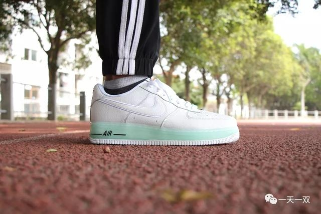 nike air force transparent sole