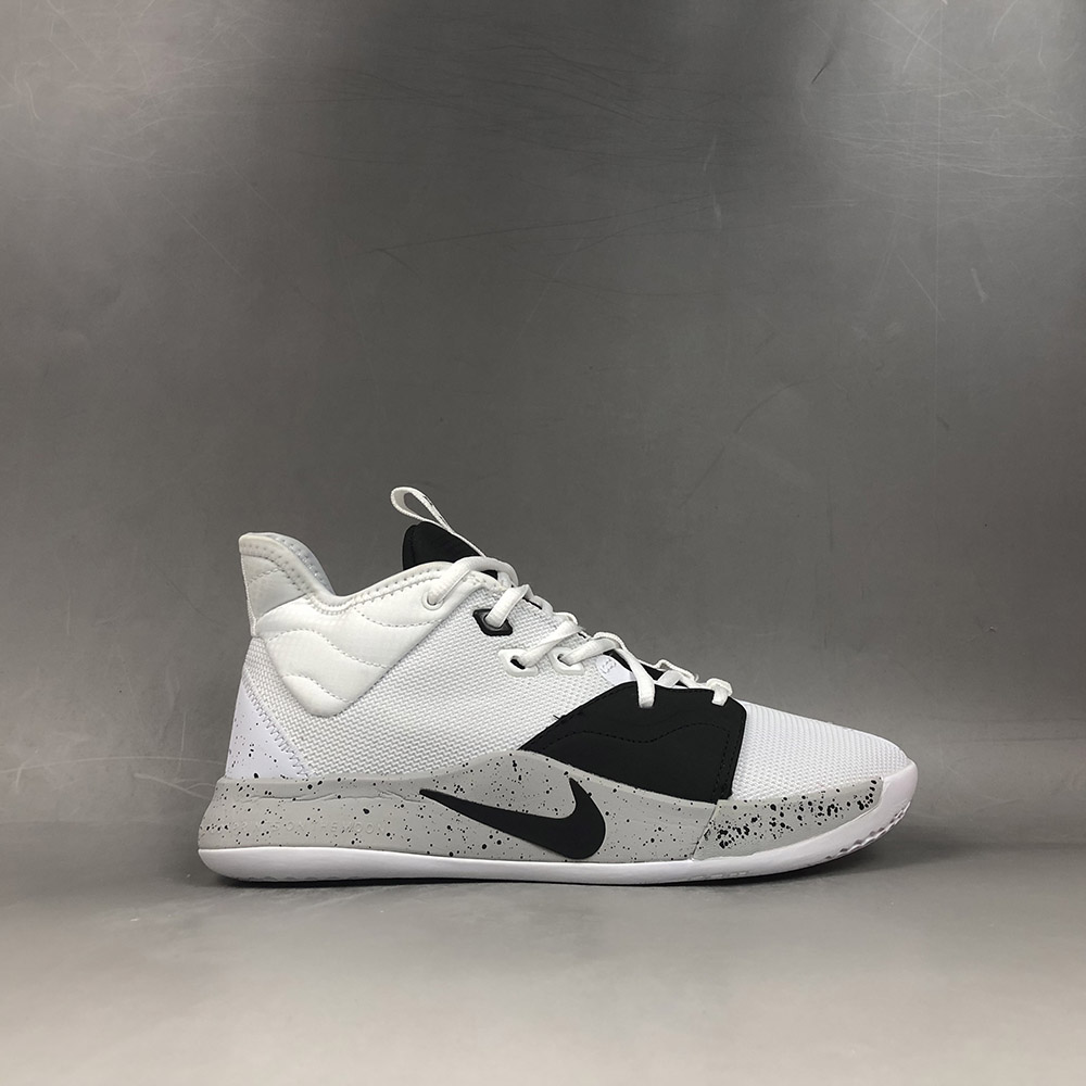 Nike PG 3 “Moon” White Black For Sale 