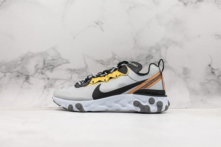 nike react element 55 black and gold