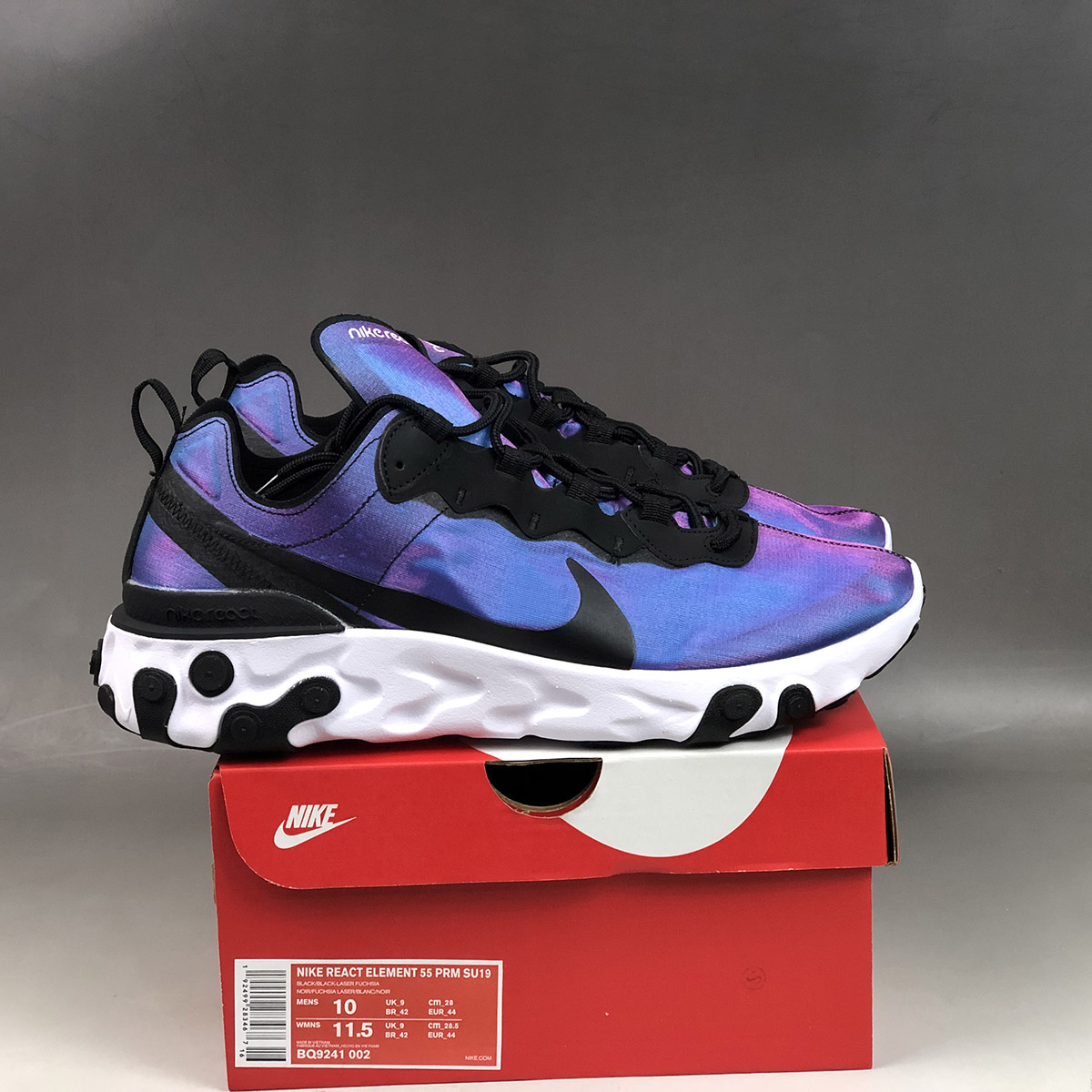 nike react element 55 premium purple