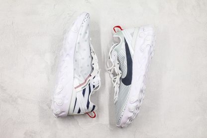Nike React Element 55 Premium White/Midnight Navy For Sale – The Sole Line