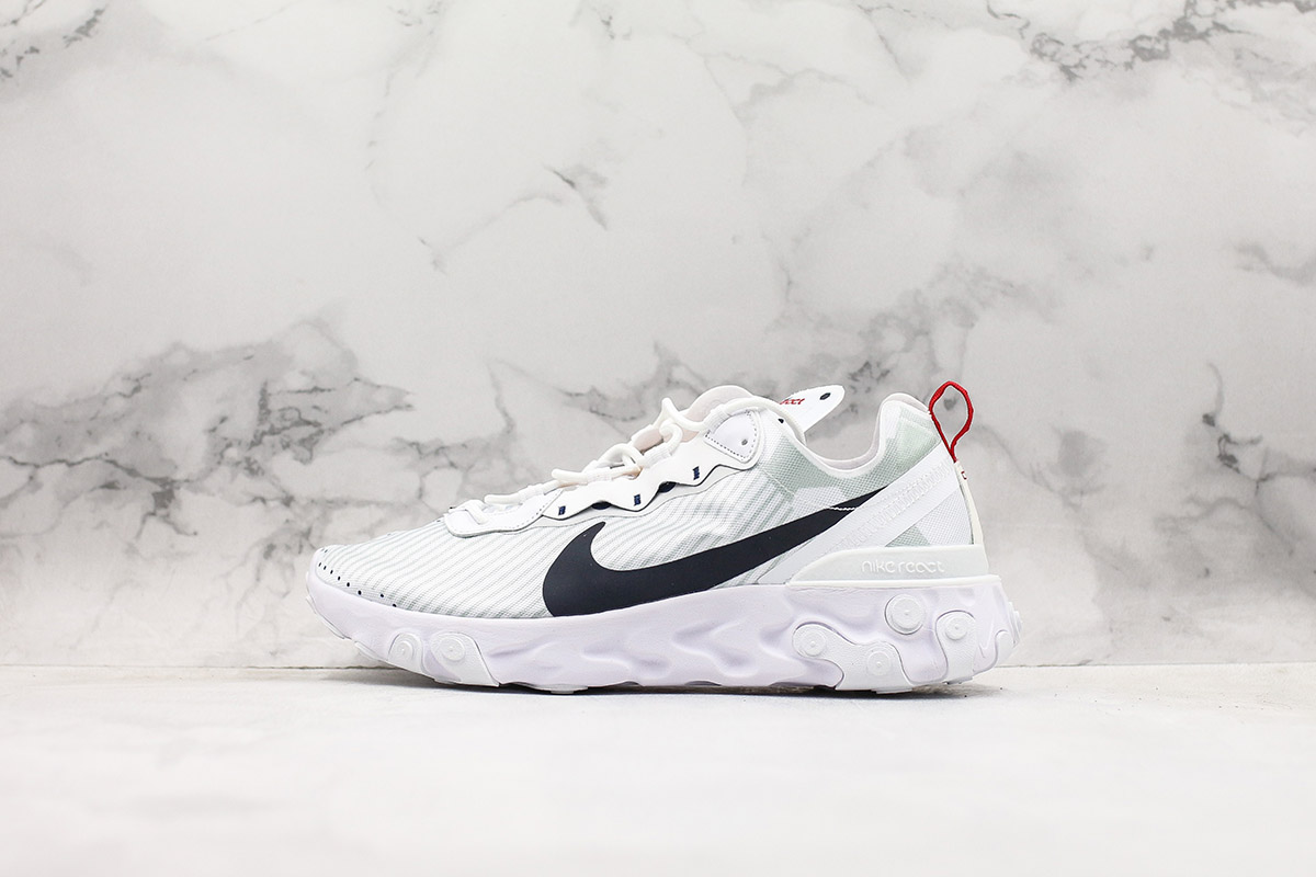 nike react 55 white