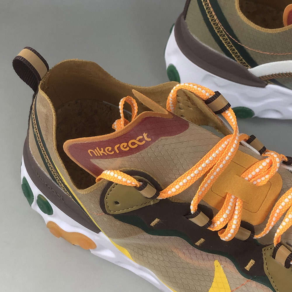 Nike react element 87 pale ivory orange peel shop