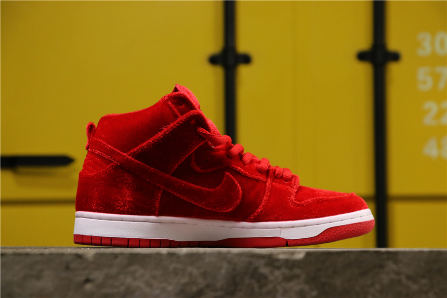 nike sb dunks high red velve sold on nike