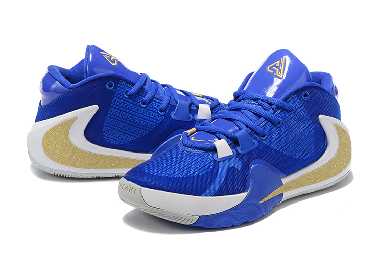 nike zoom freak 1 blue and gold