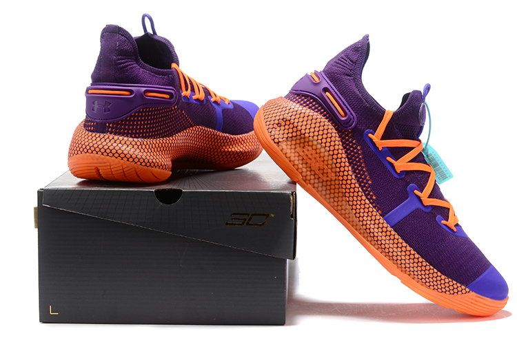 curry 6 purple sneakers
